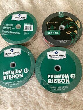MEMBERS MARK PREMIUM HOLIDAY RIBBON